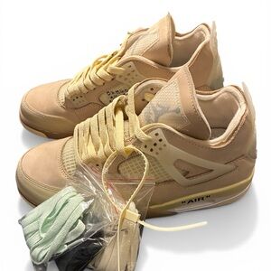 Nike Air Jordan 4 Retro SP x Off-White 'Sail' WMNS